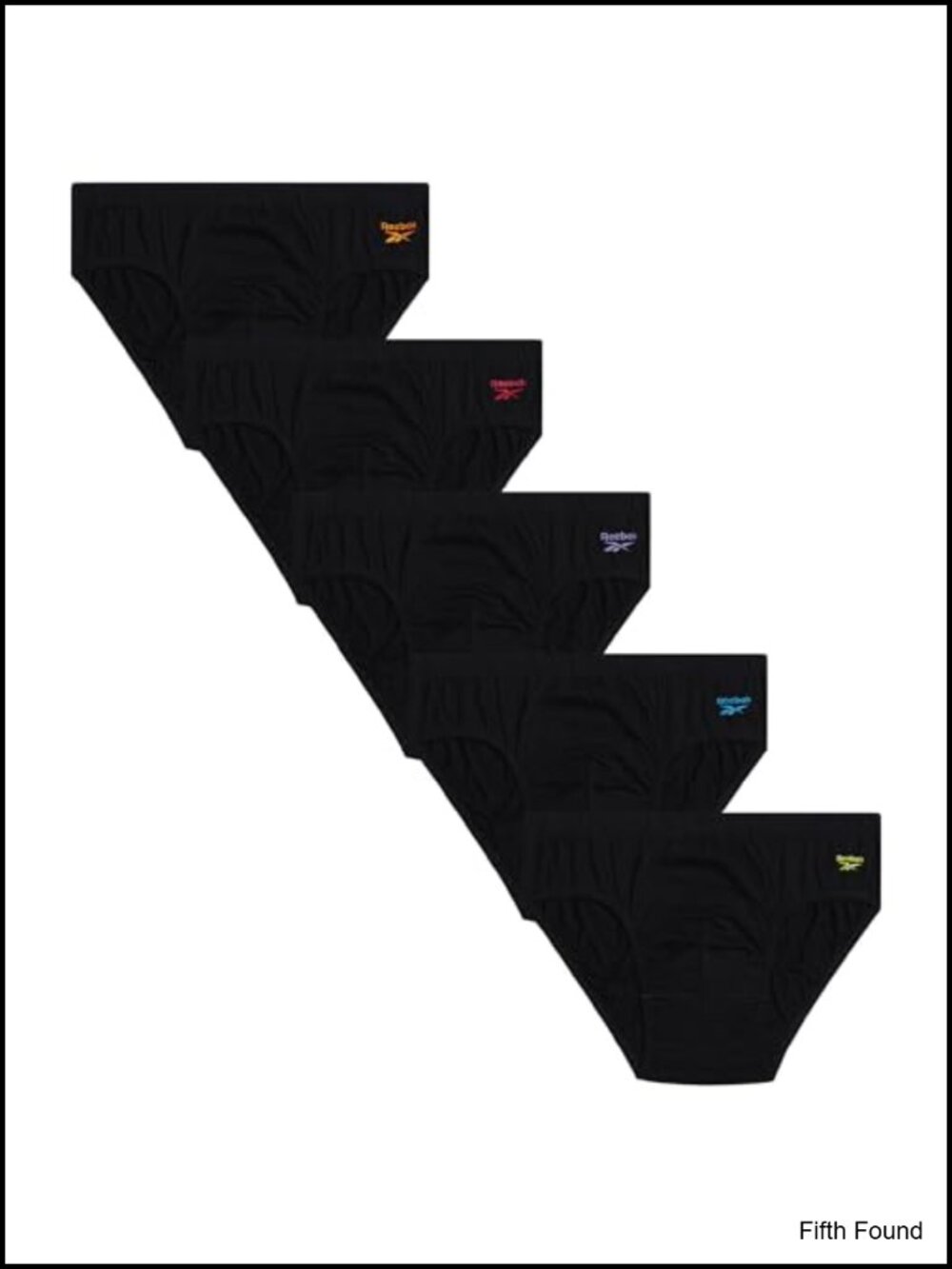 5 Pack Low Rise Briefs Underwear Men's Soft Stretch Cotton Tag-Free Contour